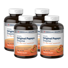 American Health Papaya Enzyme packaging front showing after-meal support