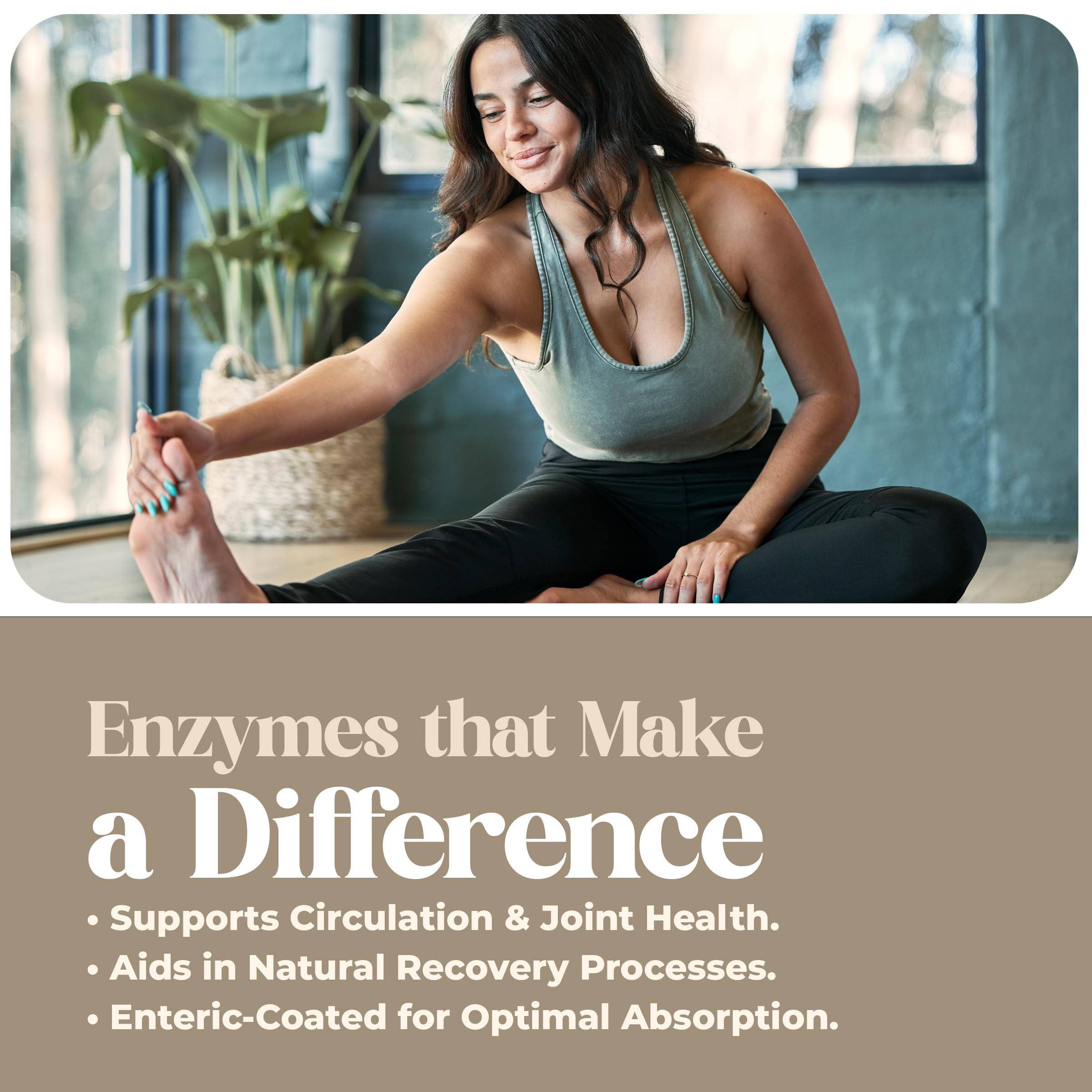 American Nutriceuticals Nutrizyme label close-up showing enzyme blend and ingredients.