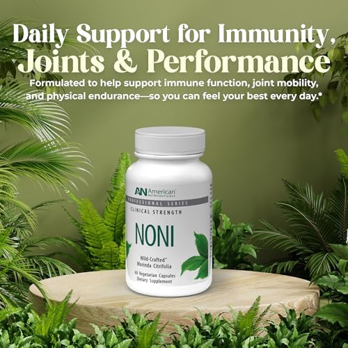 Noni fruit juice powder packaging emphasizes minimal processing.
