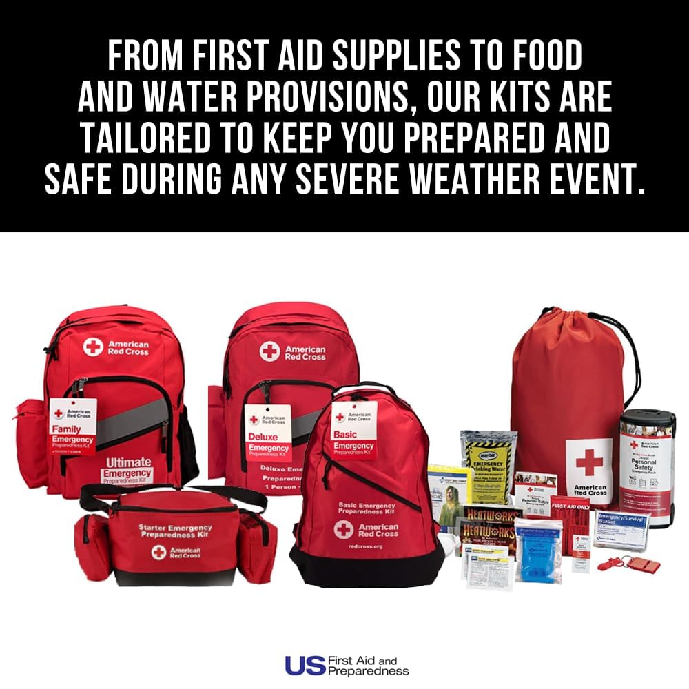 American Red Cross Deluxe Auto First Aid Kit light stick for night visibility