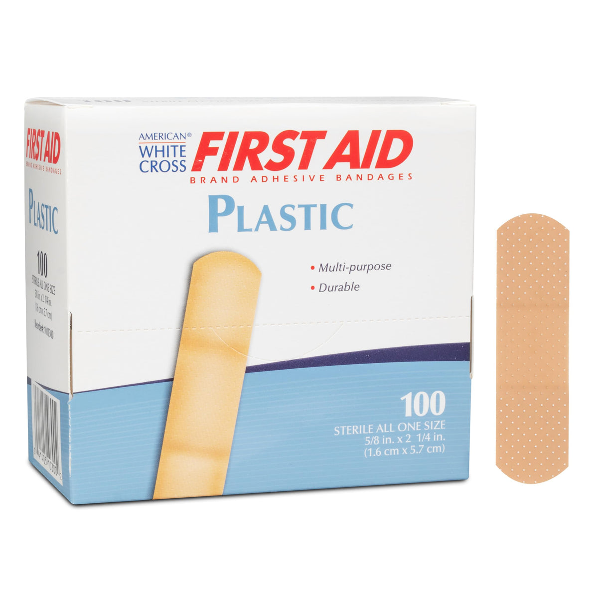 American White Cross 1010300 adhesive strip in sterile packaging for flexible coverage.