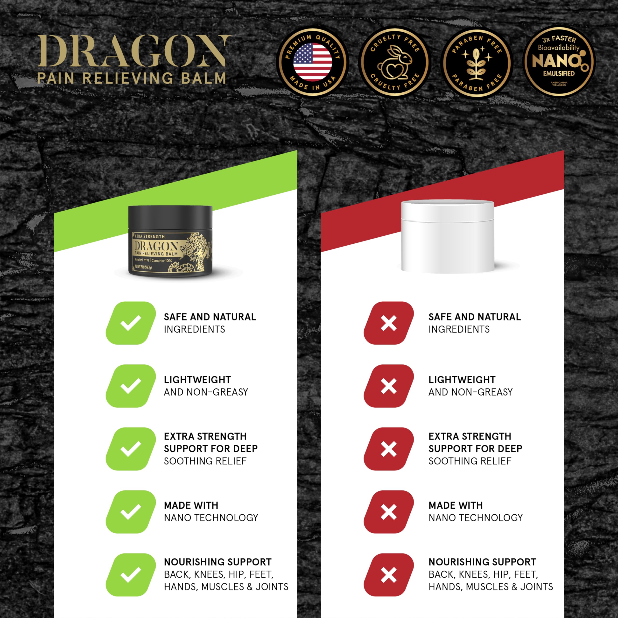 Americanna Wellness Dragon Balm application on shoulder after workouts