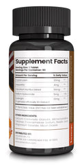 Amerrition eye health supplement packaging showing non-GMO and gluten-free claims.