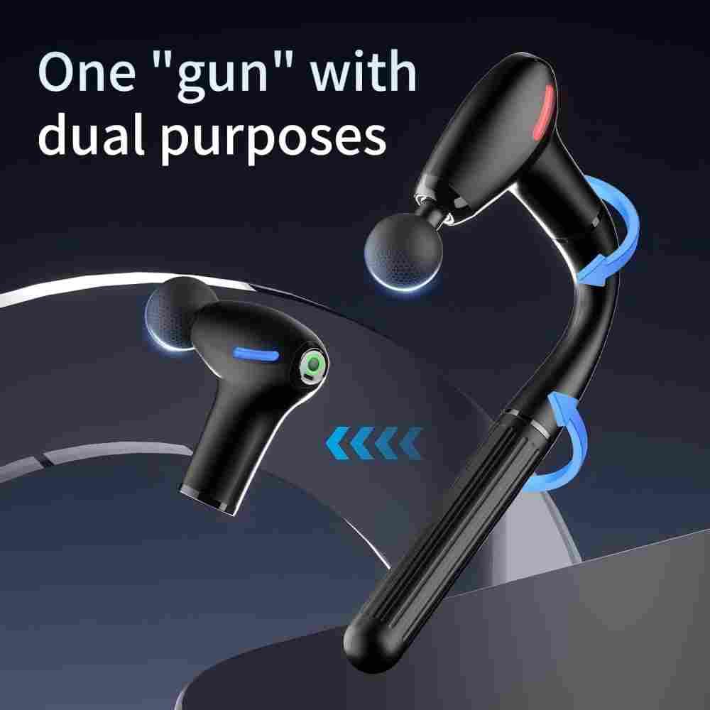 Amervie ergonomic grip enhances control during self-massage sessions.