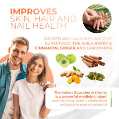 Amla Green spice blend close-up emphasizes pumpkin spice and warming aromatics.