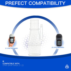 Ammodura 22mm tube-fit adapter ensures universal hose compatibility on trips.