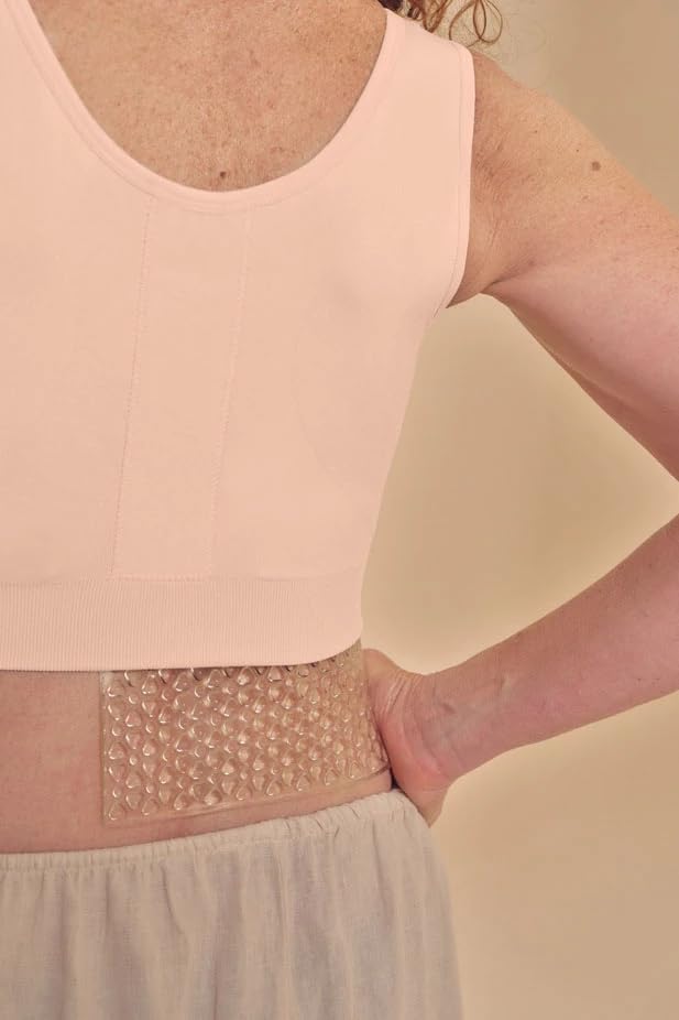 Amoena Lymph Flow Pressure Pad textured surface close-up highlighting gentle tissue loosening.