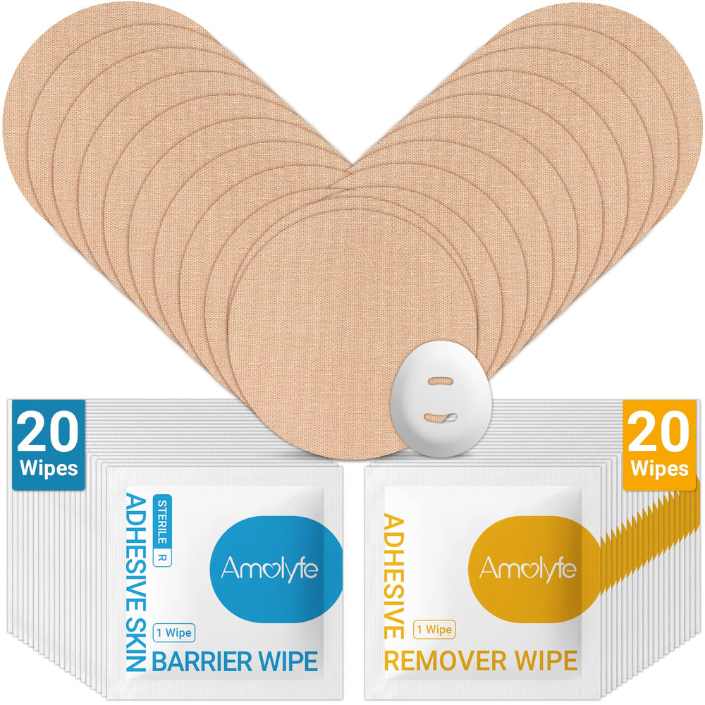 Amolyfe Dexcom G7 Over Patches Kit packaging for Dexcom G7 and Stelo users
