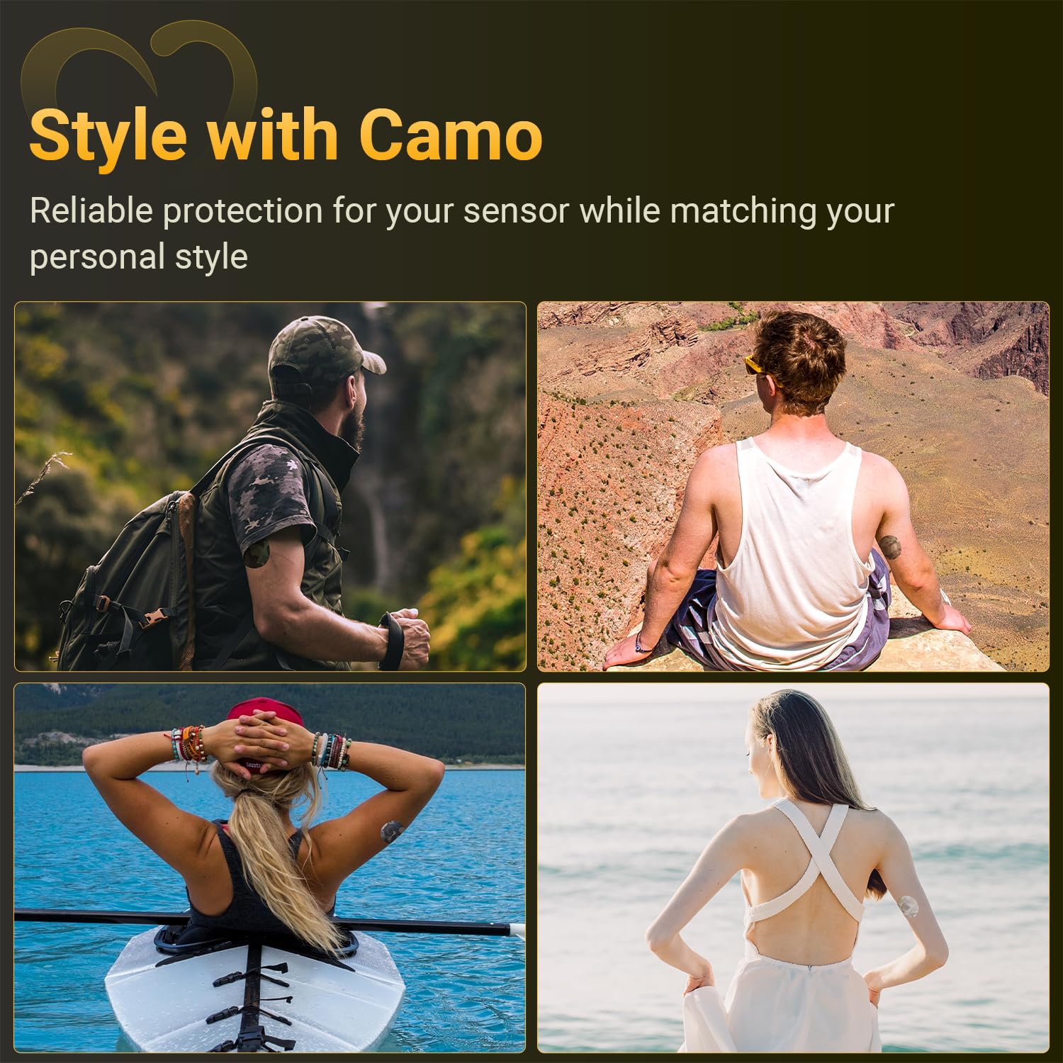 Amolyfe Dexcom G7 patch ideal for sports and daily activity.
