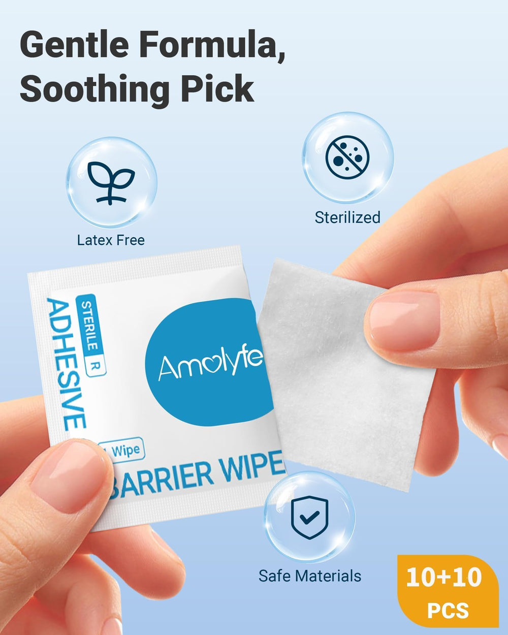 Amolyfe kit components layout showing included items