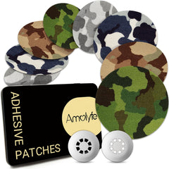 Amolyfe Libre 3 camo waterproof patches protect sensors during swimming.