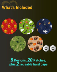 Amolyfe Libre 3 patches stay waterproof and breathable for comfortable wear.