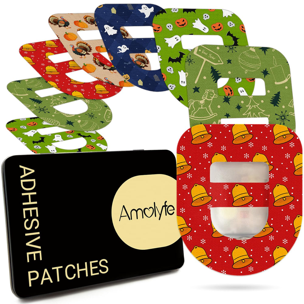 Amolyfe Omnipod 5 patch with middle strap for secure daily wear.