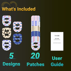 Stretchable middle strap enables easy, secure Omnipod wear.