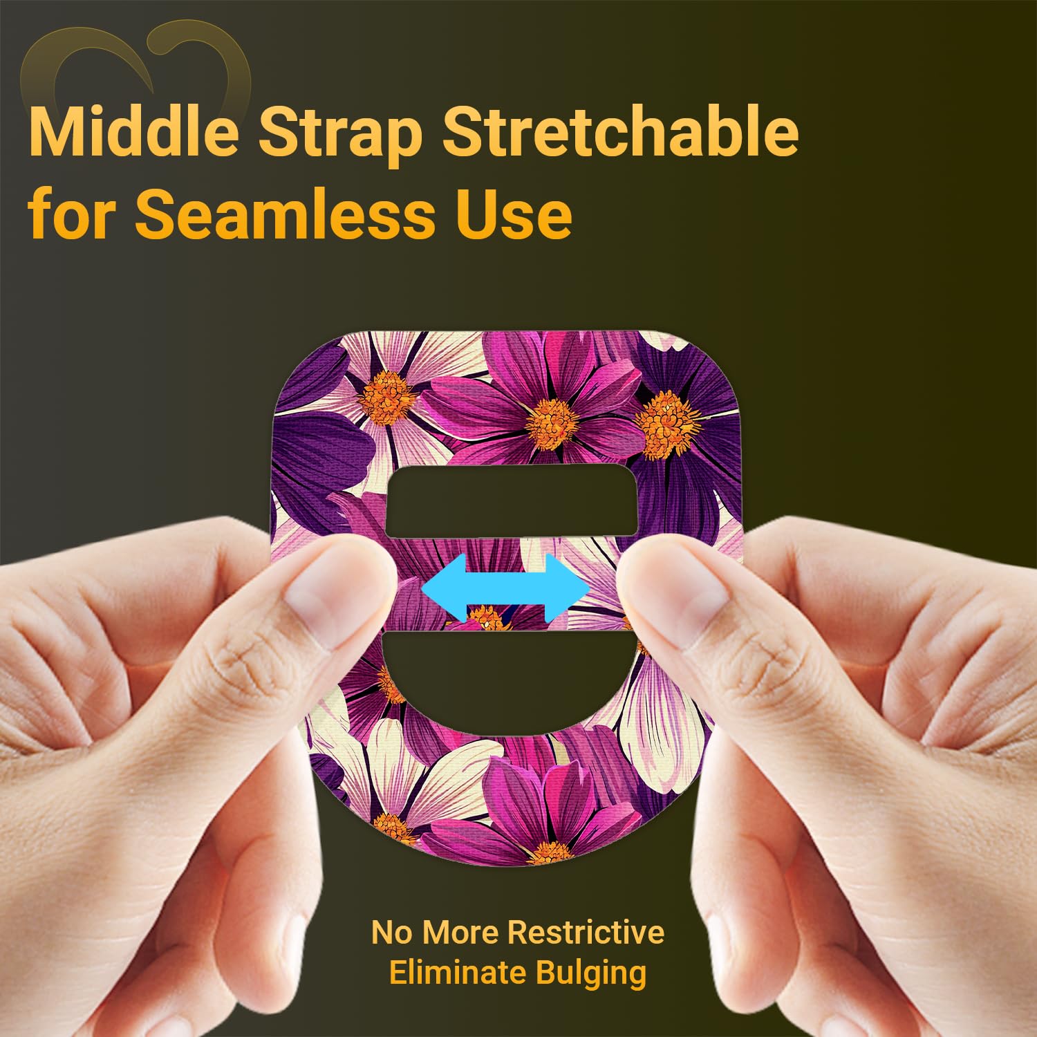 Amolyfe Omnipod patches breathable-material keeps skin comfortable.