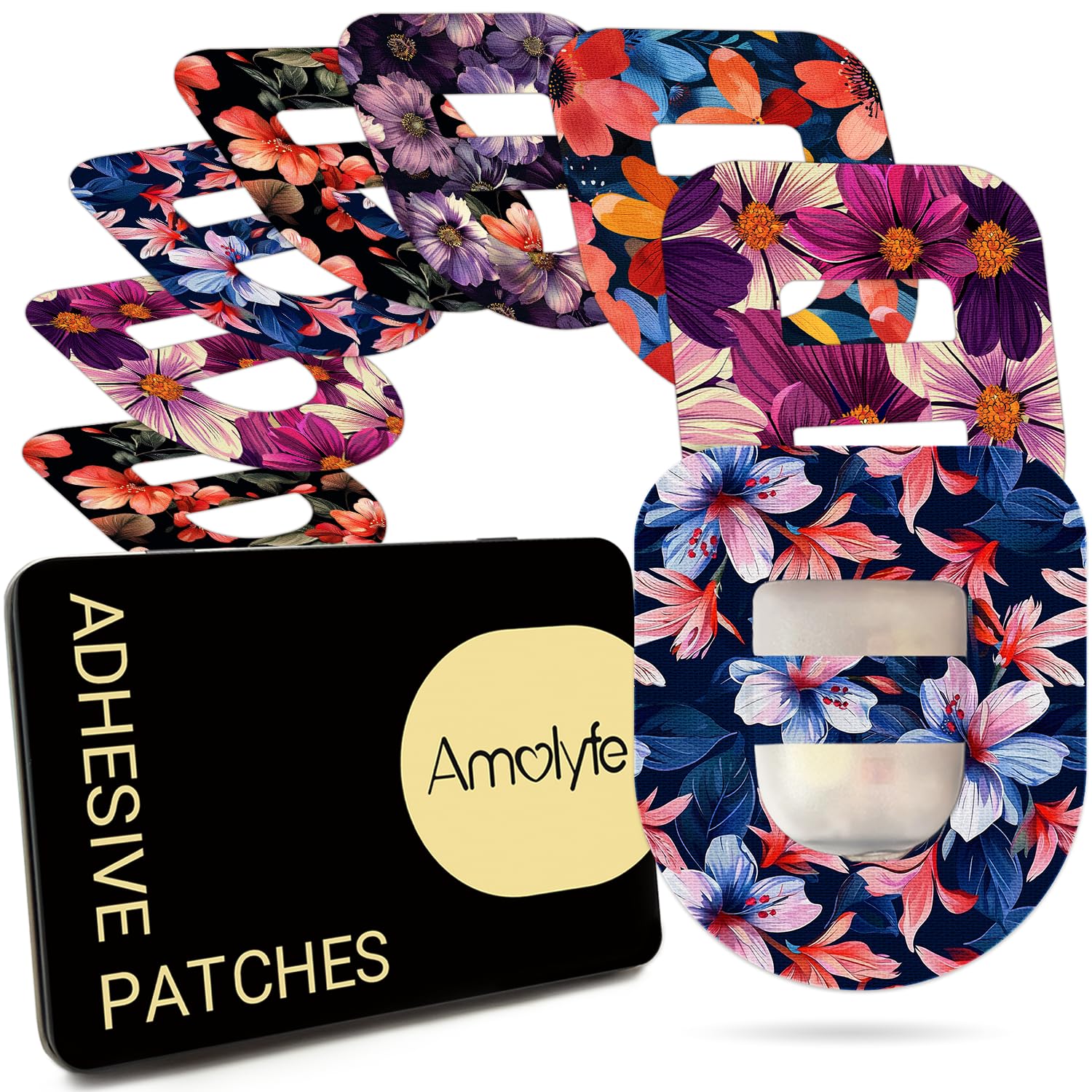 Amolyfe Omnipod patches waterproof for durable adhesion during showers and workouts.