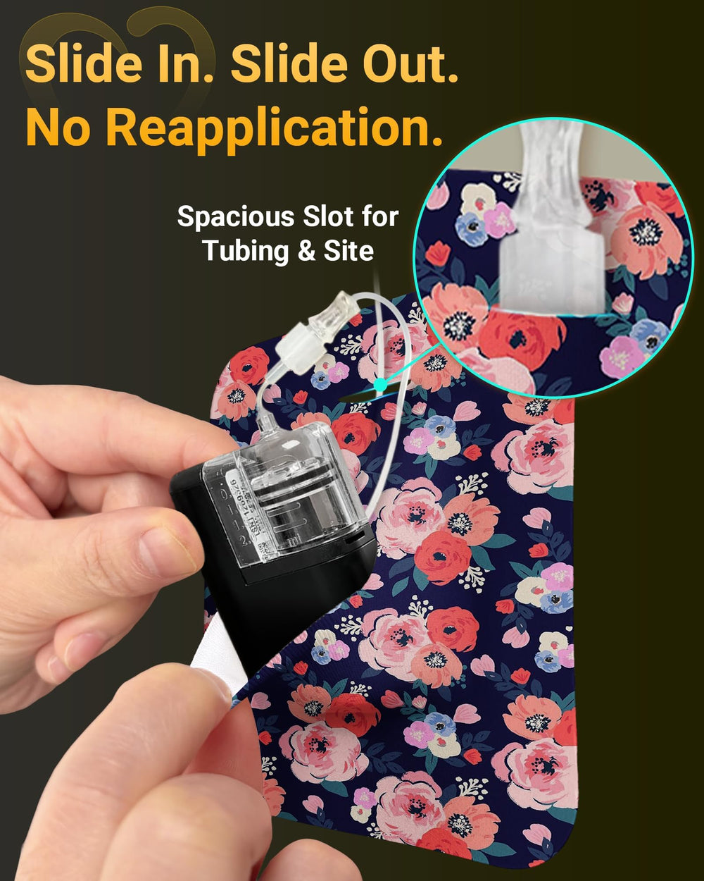 Amolyfe Tandem Mobi patches design 4 easy daily insertion and removal.