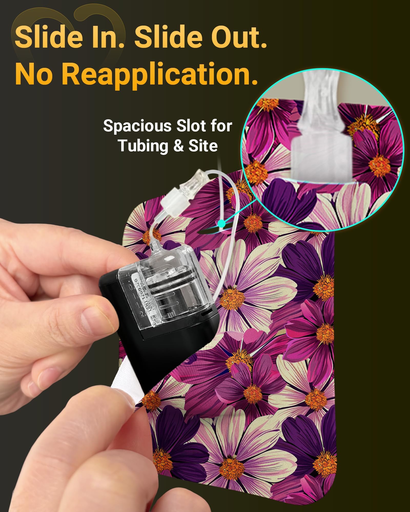 Amolyfe patch uses durable four-way stretch fabric to maintain fit.