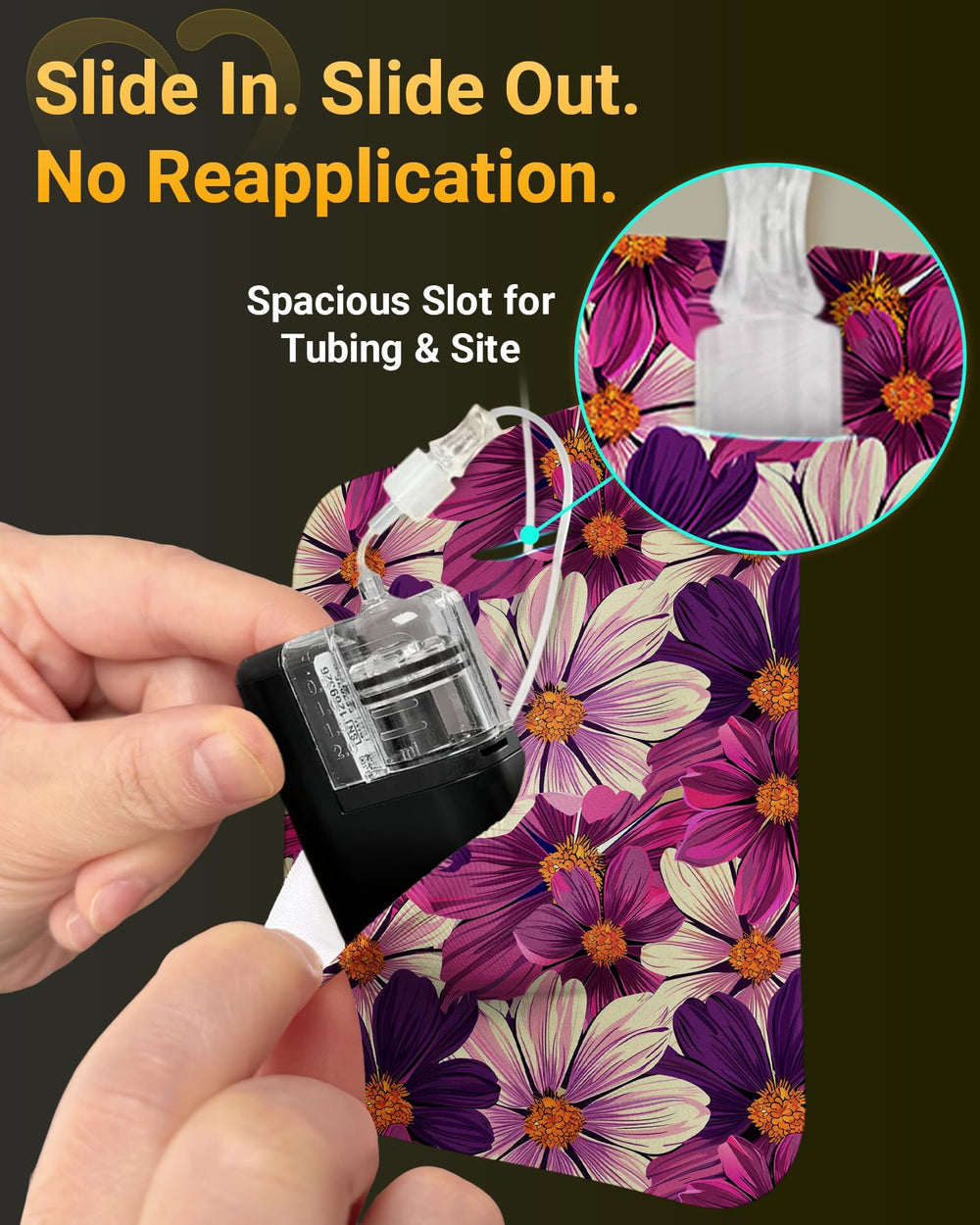 Amolyfe patch uses durable four-way stretch fabric to maintain fit.