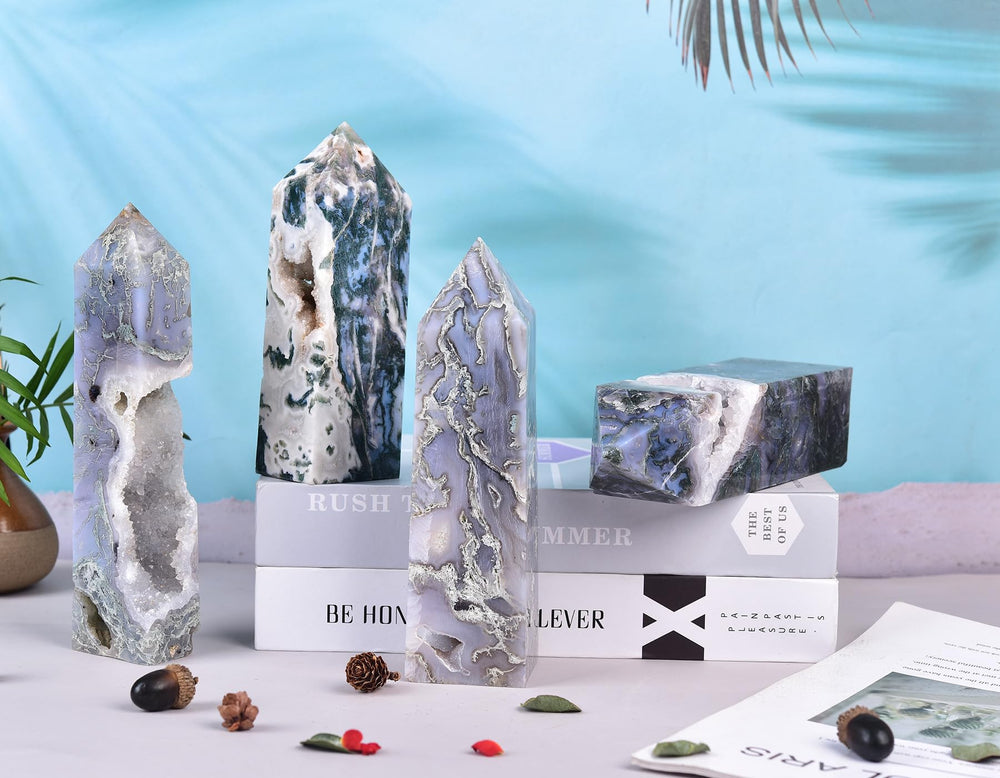 AMOYSTONE meditation altar setup demonstrates tranquil focal point for daily practice