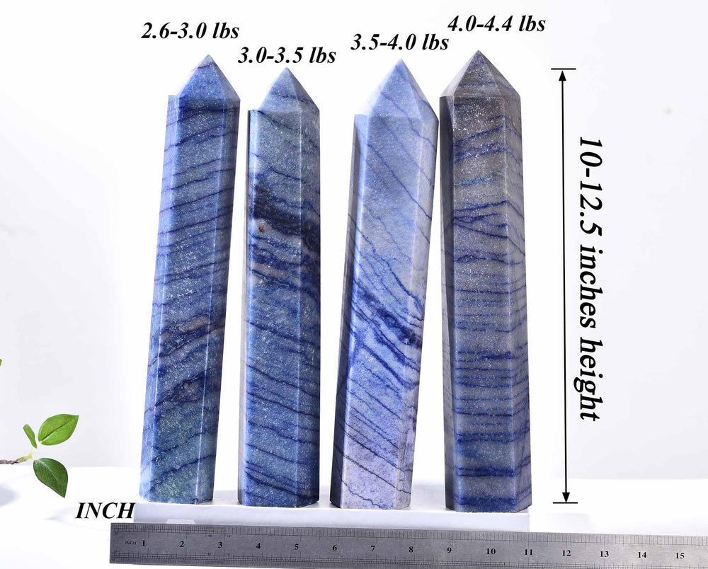 AMOYSTONE blue aventurine with mica inclusions shimmering for enhanced ambience