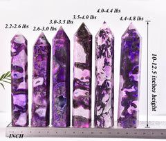 AMOYSTONE purple moss agate texture close-up with natural color variations
