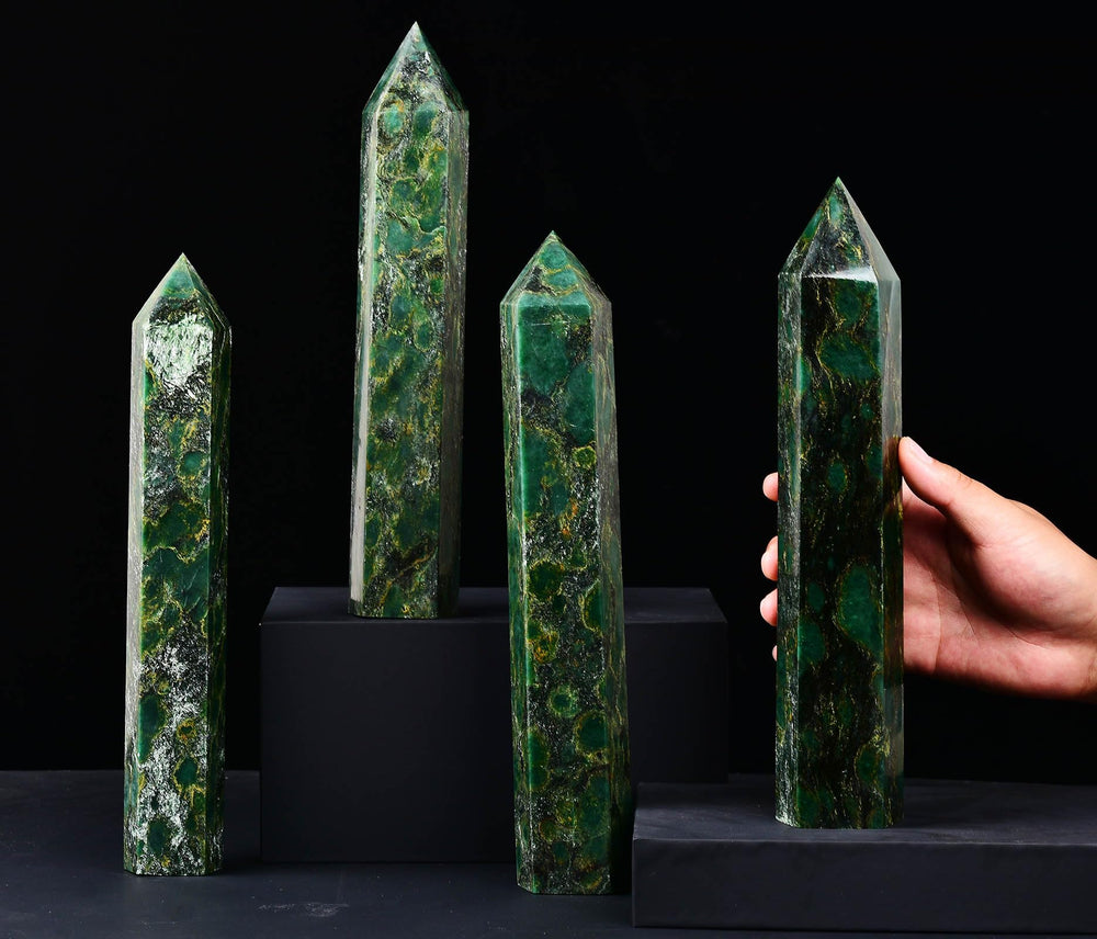 AMOYSTONE energy-flow wand directing energy for targeted practice