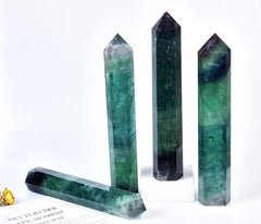 AMOYSTONE fluorite obelisk makes a thoughtful gift for crystal lovers