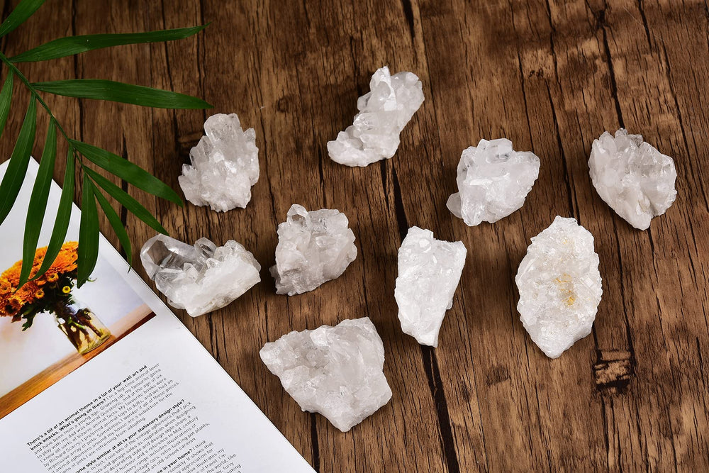 AMOYSTONE gift-ready quartz cluster packaging for celebrations.