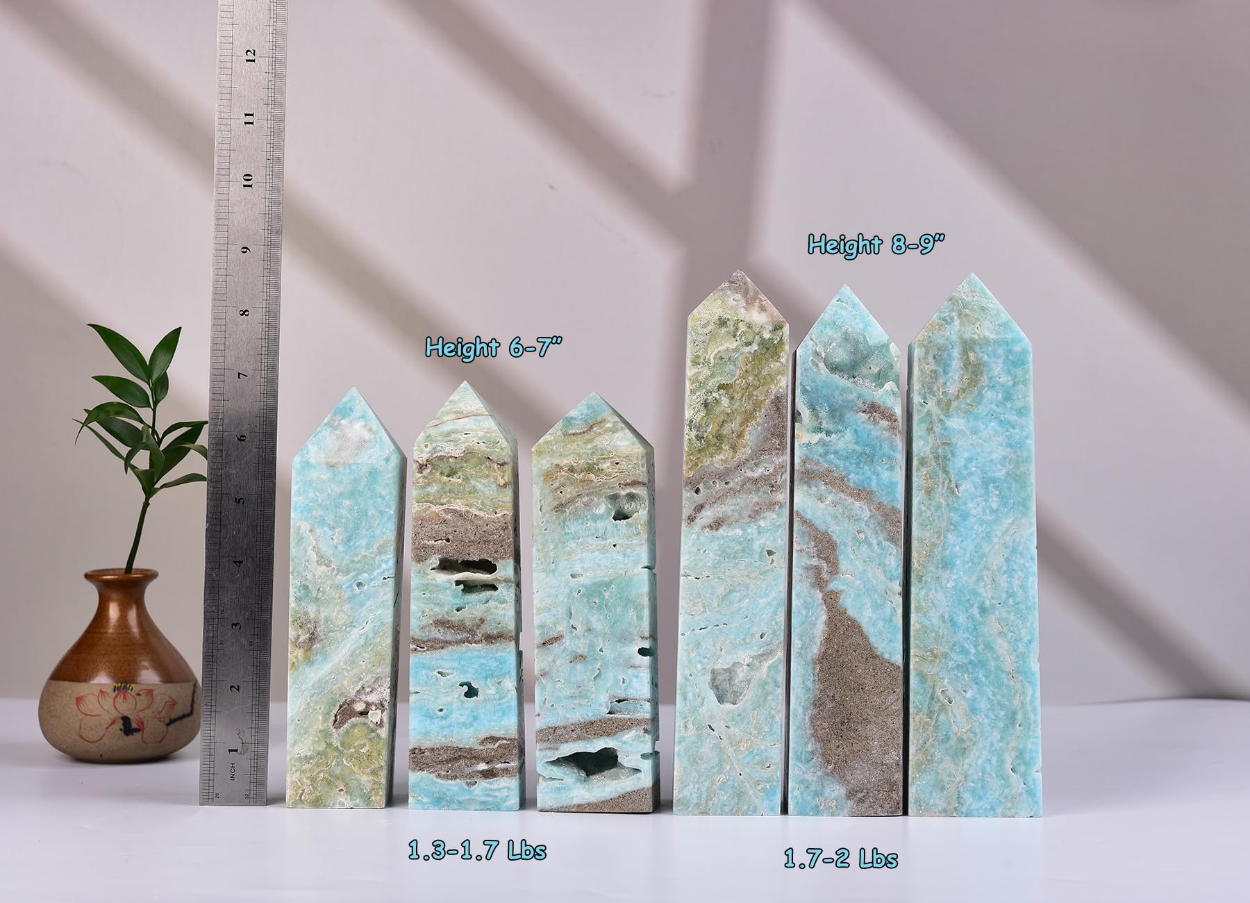 AMOYSTONE hemimorphite mineral specimen suitable for mindful practice.