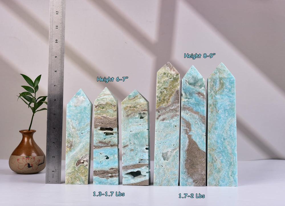 AMOYSTONE hemimorphite mineral specimen suitable for mindful practice.