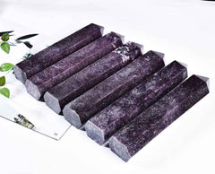 AMOYSTONE Lepidolite wand fosters positive energy and helps restructure old patterns