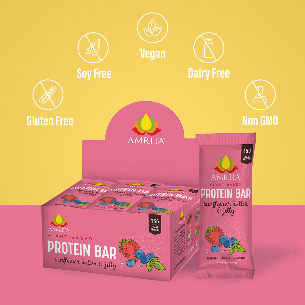Amrita bars on-the-go breakfast snack ideal for busy mornings.