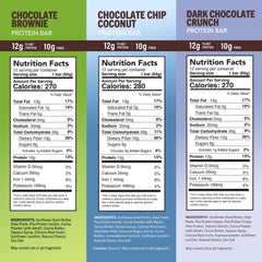 Amrita Chocolate Chip Coconut bar closeup highlighting sweet vegan chocolate and coconut.