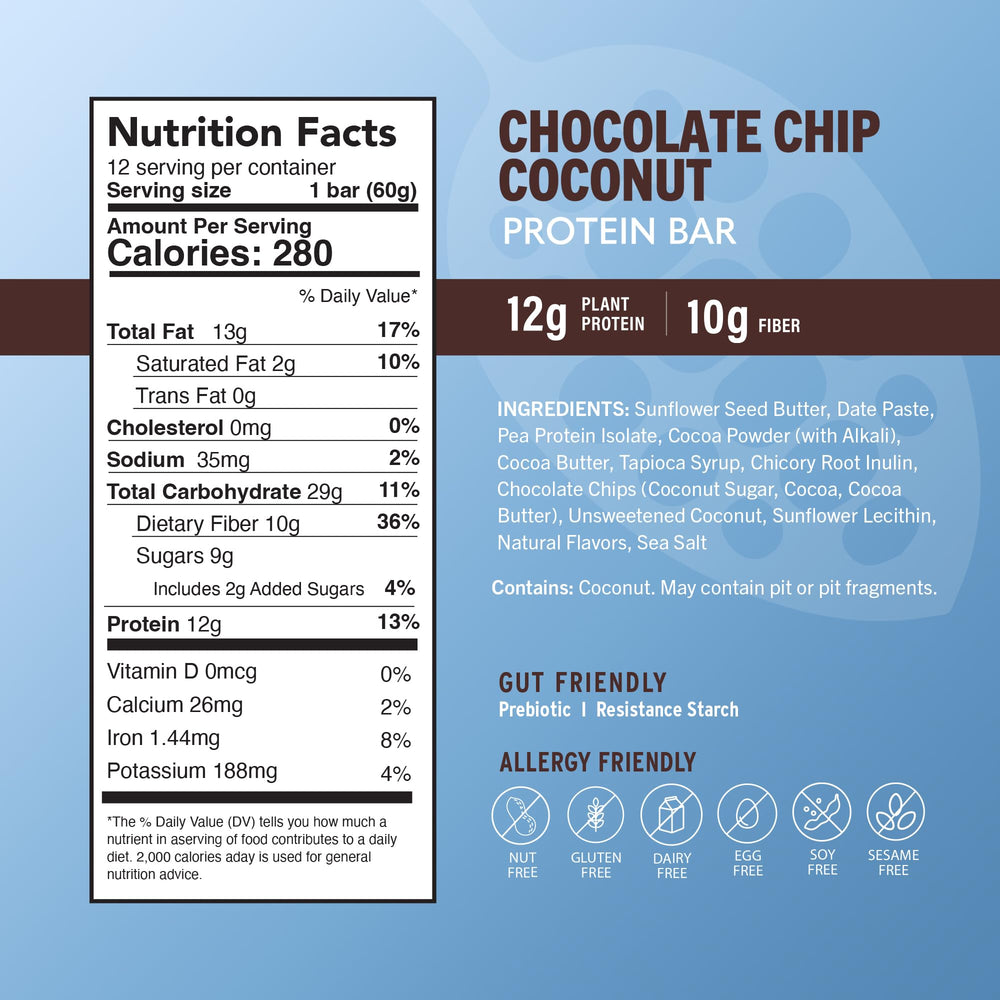 Amrita Nut Free bar ingredients like dates and seeds shown for clean vegan nutrition