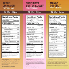 Amrita Nut Free Vegan Protein Bar – Apple Cinnamon, satisfying on-the-go snack.