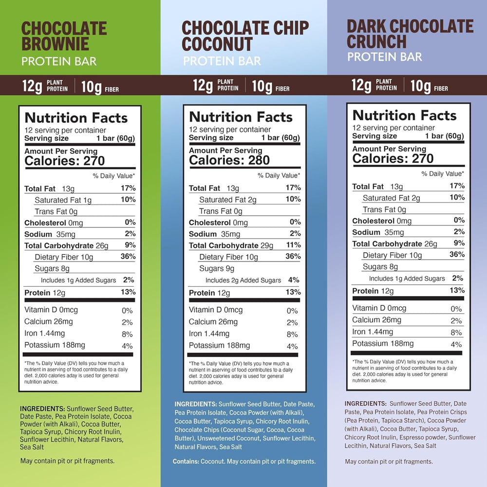 Amrita Nut Free Vegan Protein Bar – Sunflower Butter & Jelly, dairy-free energy bite.