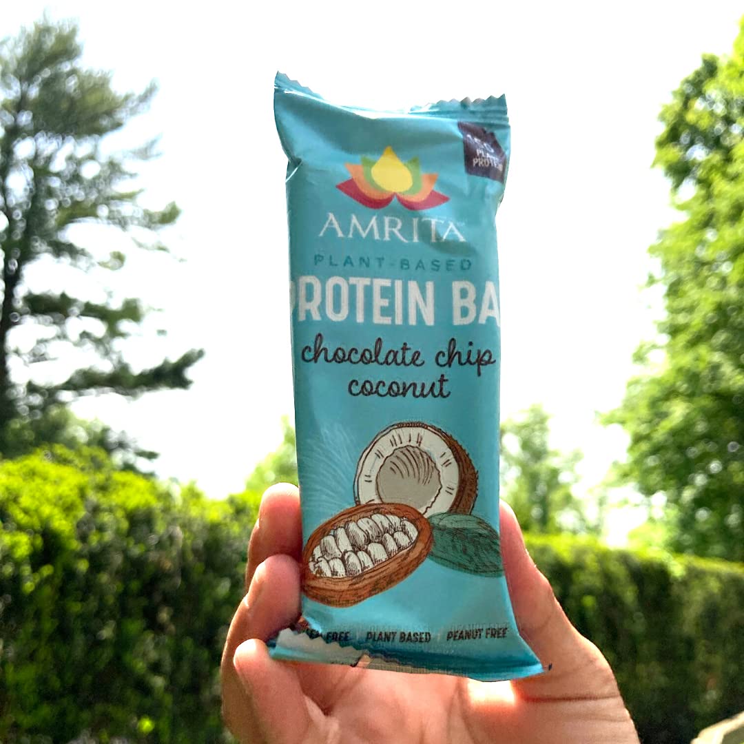 Amrita vegan gluten-free dairy-free snack suitable for school or work.