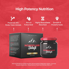 Daily-use setup with AMU NUTRITION Shilajit suggests a simple routine.