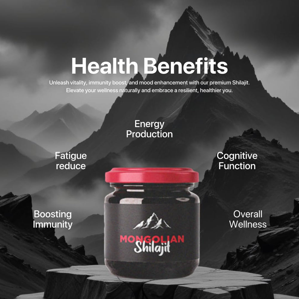 AMU NUTRITION Shilajit resin being stirred into water for easy dose