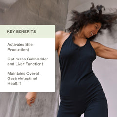 Amy Myers MD Bile Builder Complete capsules closeup suggests easy daily intake.