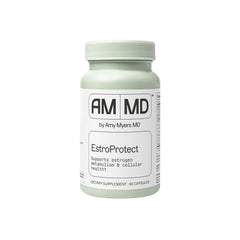 Amy Myers MD EstroProtect bottle front for hormone balance support.