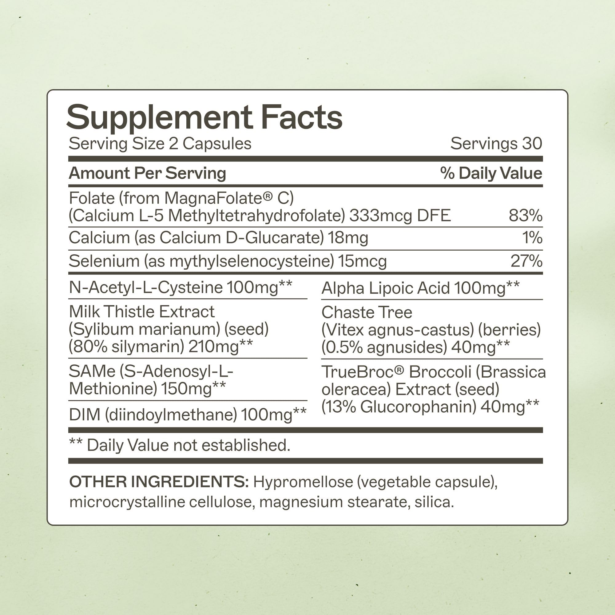 Amy Myers MD EstroProtect capsules close-up for estrogen metabolism support.