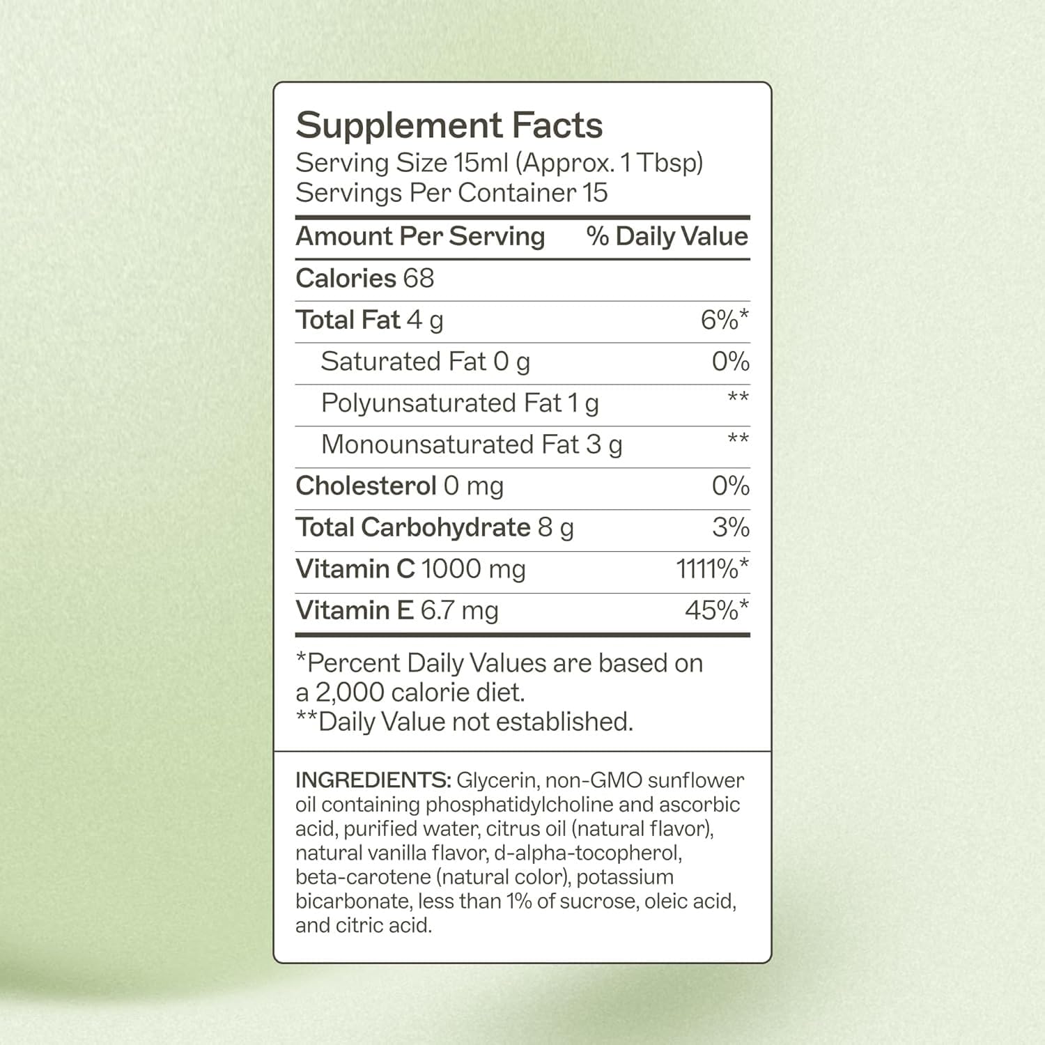 Amy Myers MD liposomal vitamin C liquid with dropper showing convenient daily dosage.