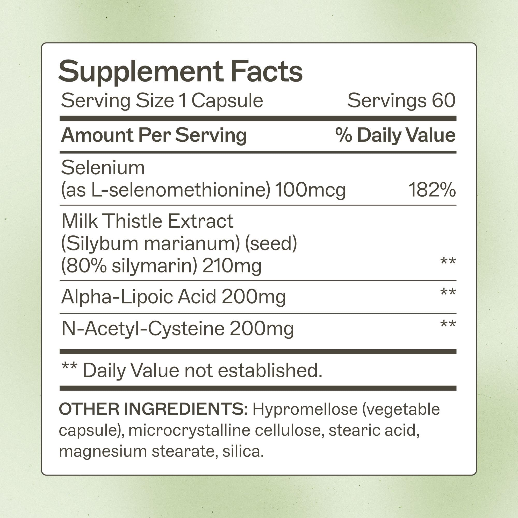 Amy Myers MD Liver Support bottle highlights milk thistle to support antioxidant pathways