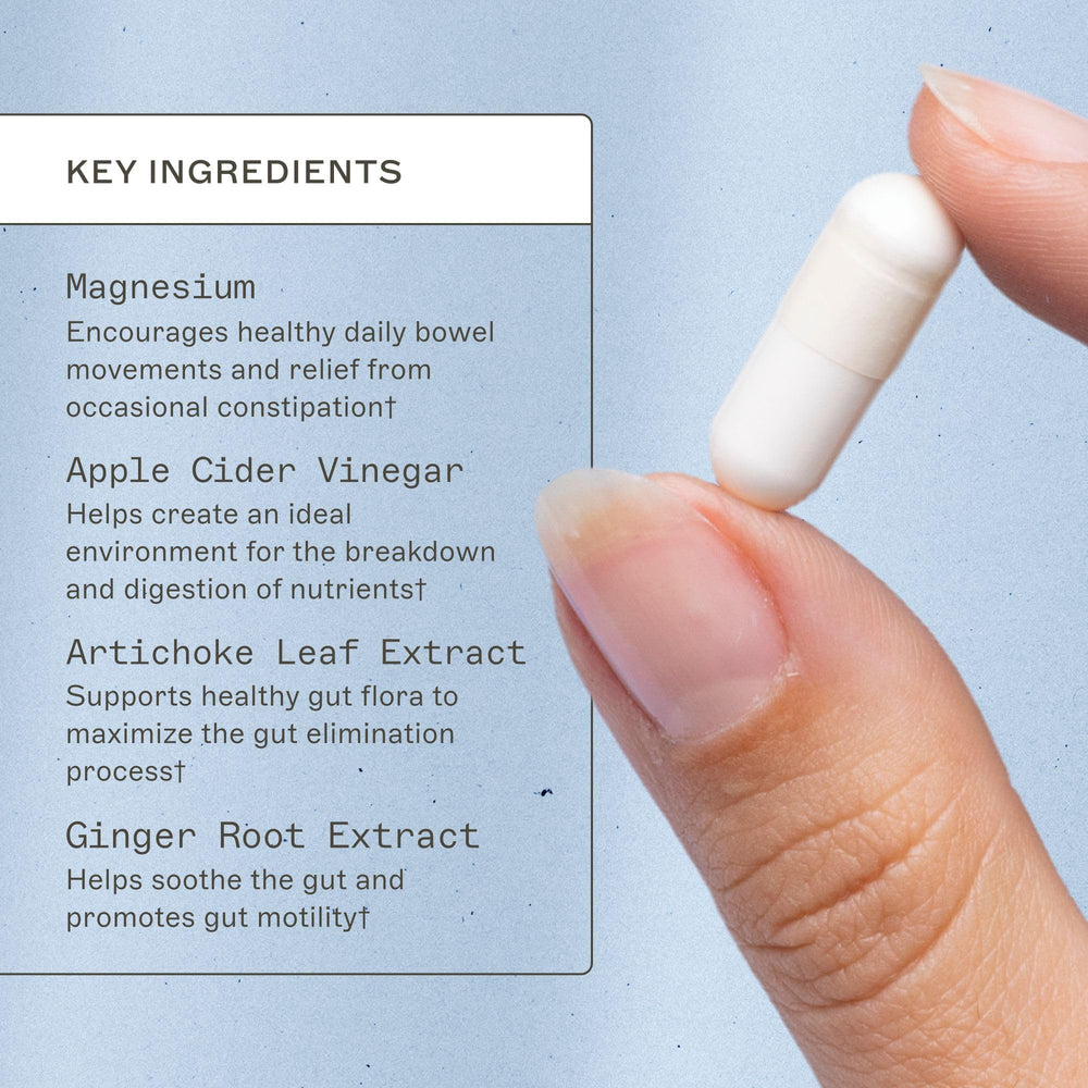 Apple cider vinegar ingredients highlight digestion support in MagMove.