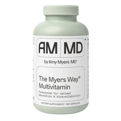 Amy Myers MD The Myers Way Multivitamin bottle-front view supports daily immune balance.