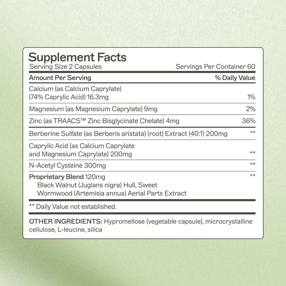 Amy Myers MD Biofilm Disruptor bottle balances microbiome and reduces bloating.