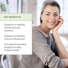 Amy Myers MD Resveratrol badge indicates gluten-free, clean formula.