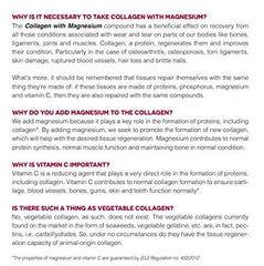 Ana Maria Lajusticia collagen bottle side view with dosage details for daily use.